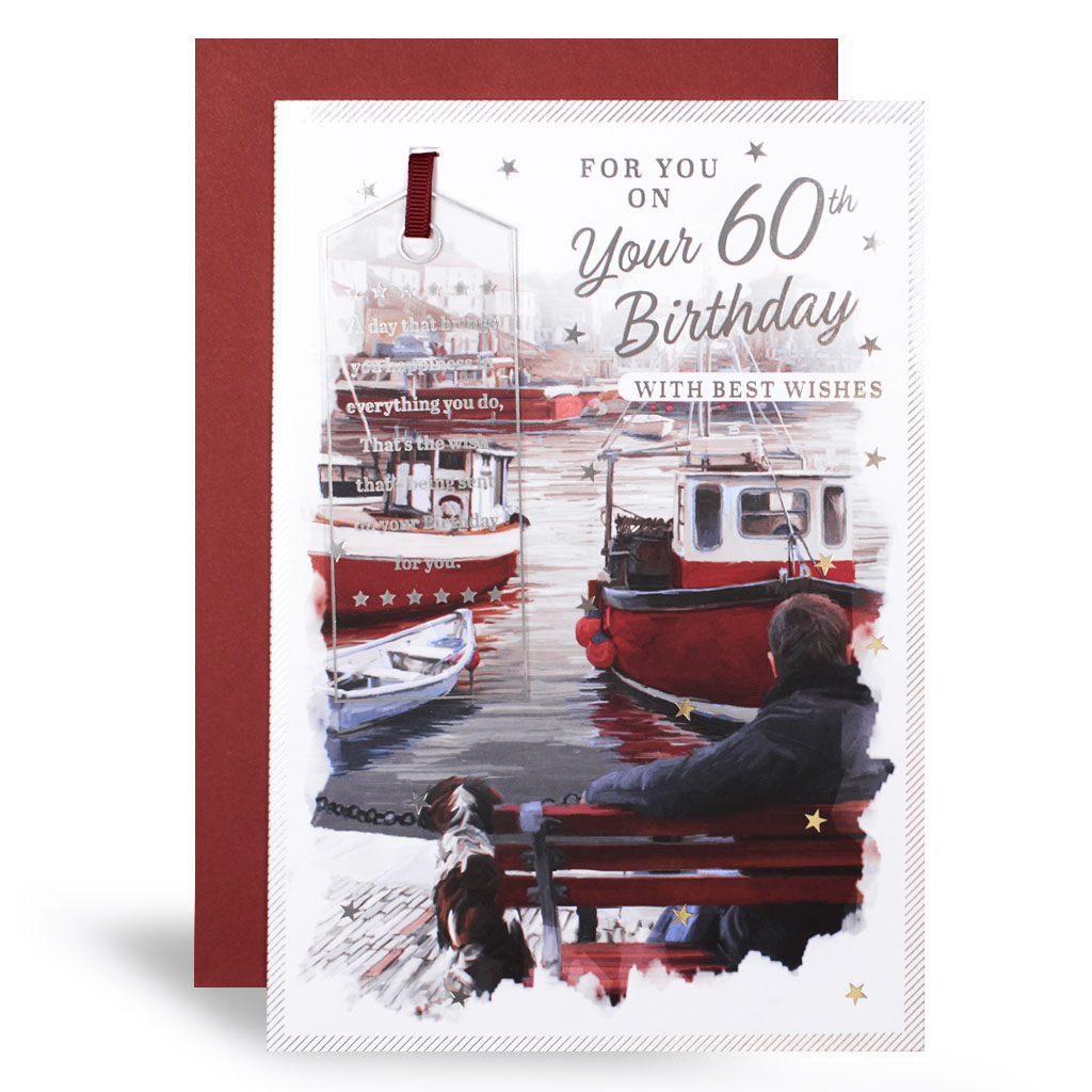 6pk Cards C90 Birthday Age 60 - Tiger Feet Ireland