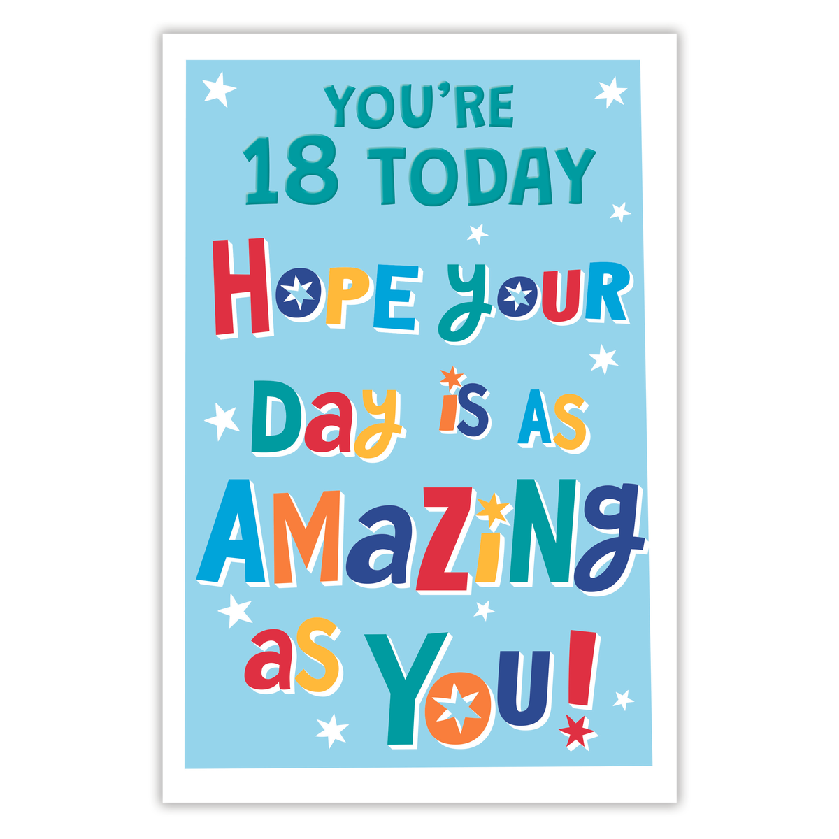 6pk Cards C75 Birthday Age 18 - Tiger Feet Ireland