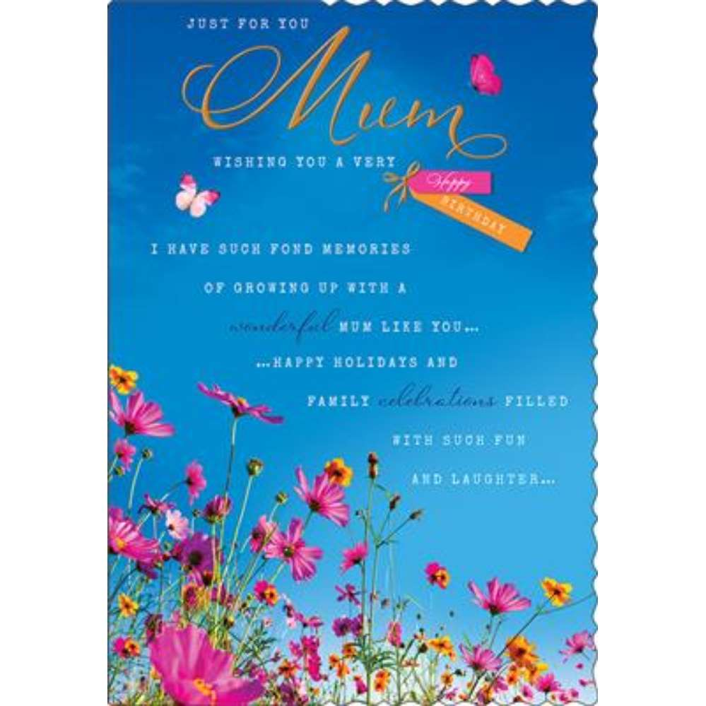 6pk Cards C75 Birthday Mum - Tiger Feet Ireland