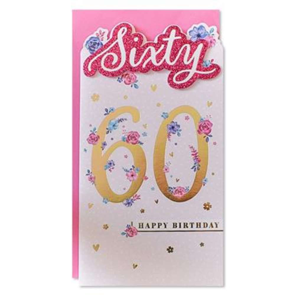 6pk Cards C55 Birthday Age 60 - Tiger Feet Ireland