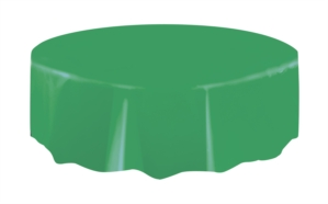 Round Plastic Tablecover 84" Emerald Green - Tiger Feet Ireland