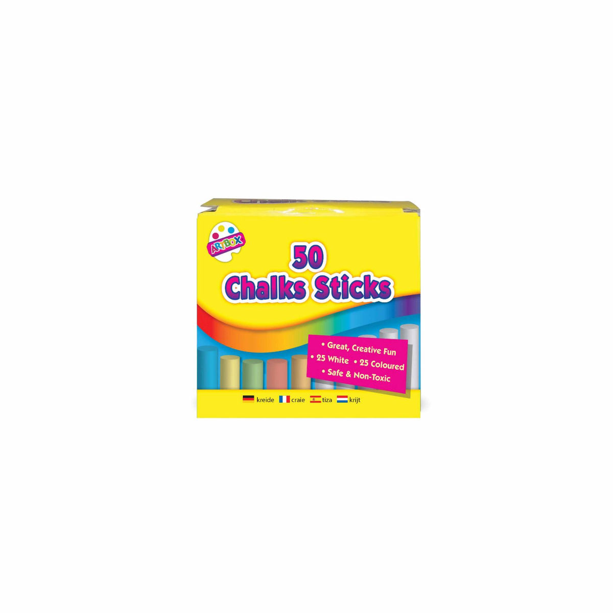 50pcs Assorted Chalk - Tiger Feet Ireland