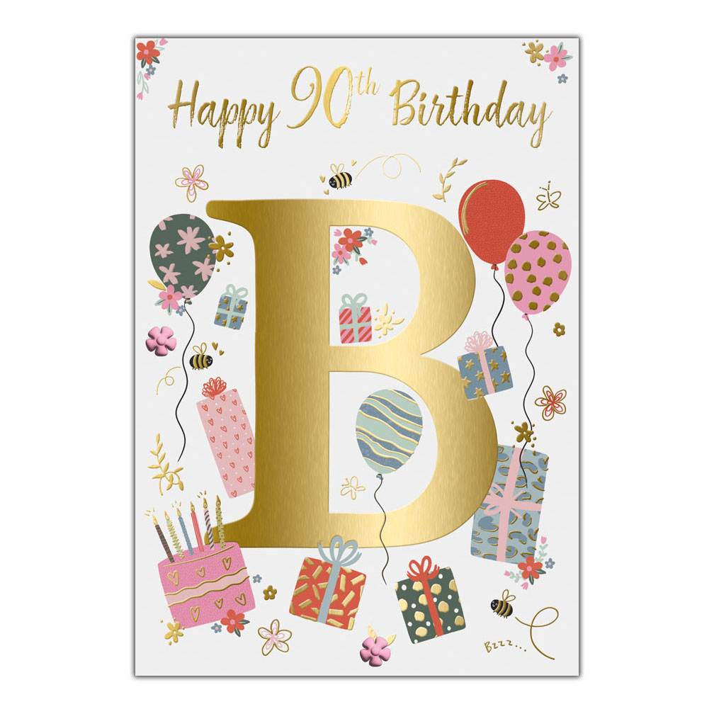 6pk Cards C50 Birthday Age 90 - Tiger Feet Ireland