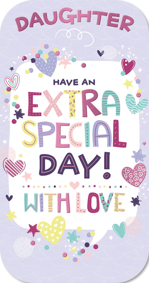 6pk Cards C55 Birthday Daughter - Tiger Feet Ireland