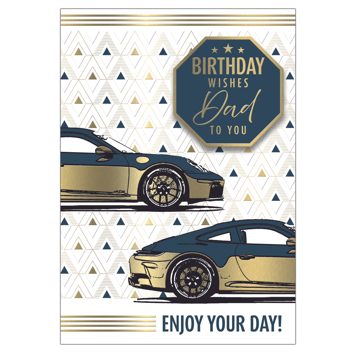 6pk Cards C90 Birthday Dad - Tiger Feet Ireland