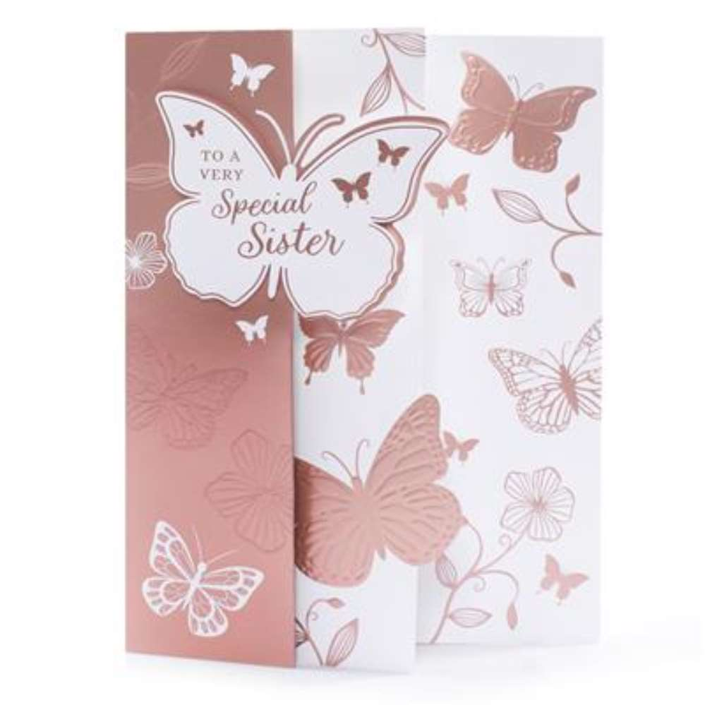 6pk Cards C90 Birthday Sister - Tiger Feet Ireland