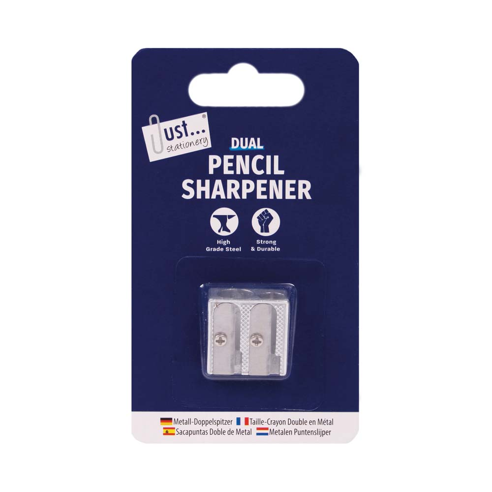 Double Hole Metal Pencil Sharpener - Tiger Feet Ireland