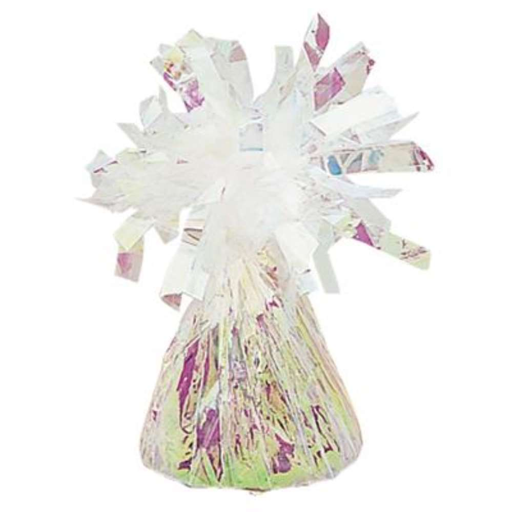 12pk Foil Balloon Weights Iridescent - Tiger Feet Ireland