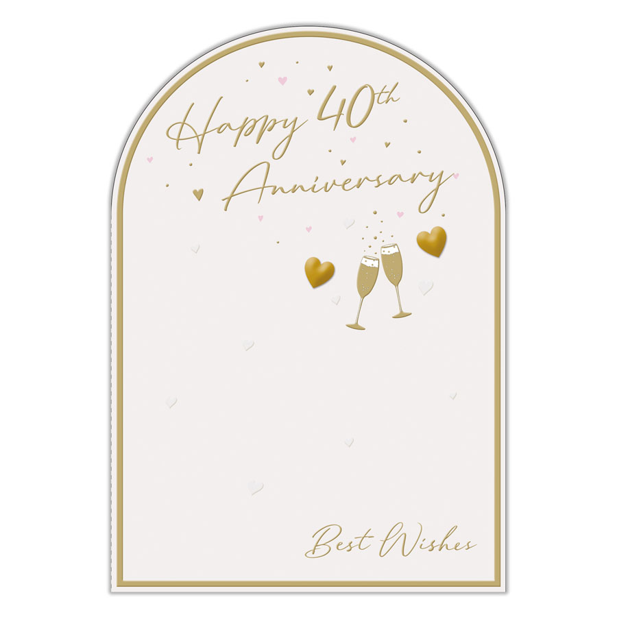 6pk Cards C50 Your Ruby Anniversary - Tiger Feet Ireland