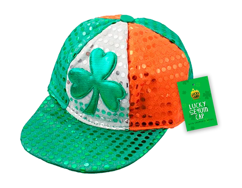 Sequin Cap St.Patrick Day - Tiger Feet Ireland