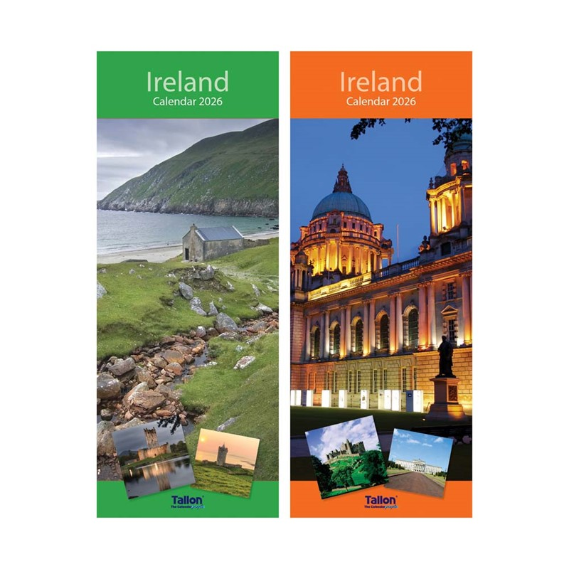2026 Calendar Super Slim Ireland - Tiger Feet Ireland