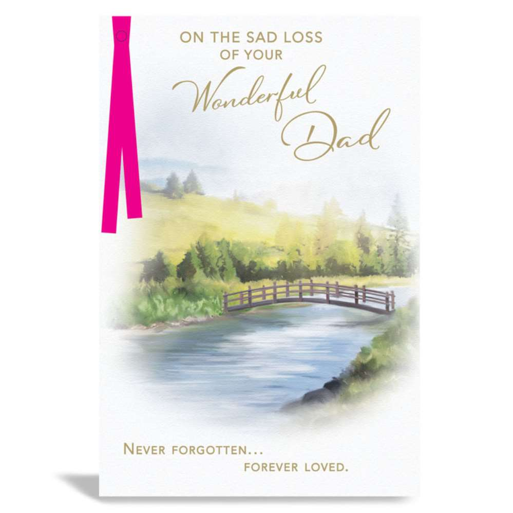 6pk Cards C75 Sympathy Loss Of Dad - Tiger Feet Ireland