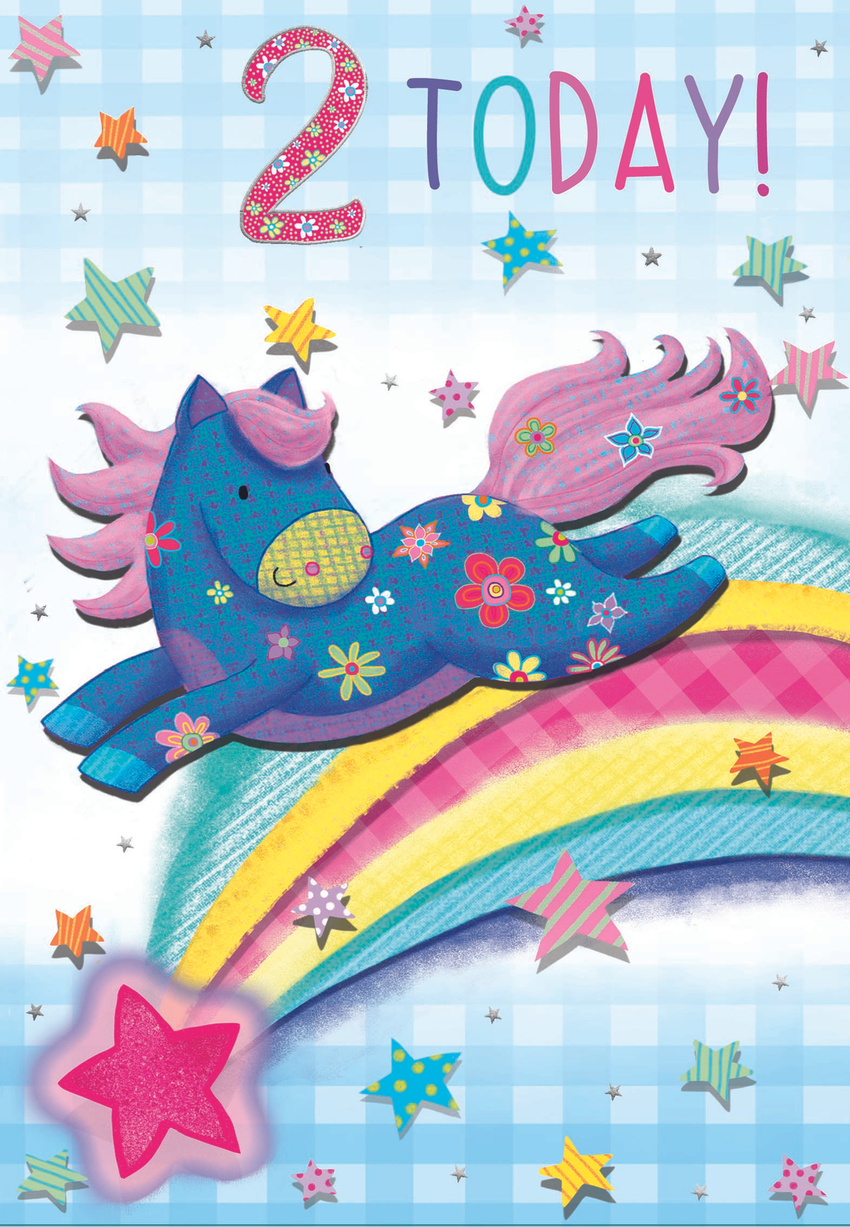 6pk Cards C50 Birthday Age 2 - Tiger Feet Ireland