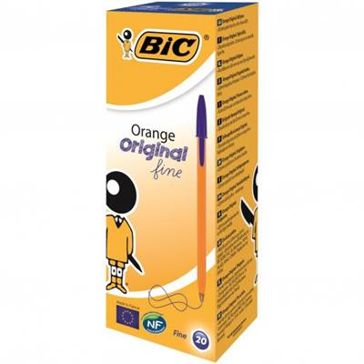 20pk BIC Orange Fine Blue - Tiger Feet Ireland
