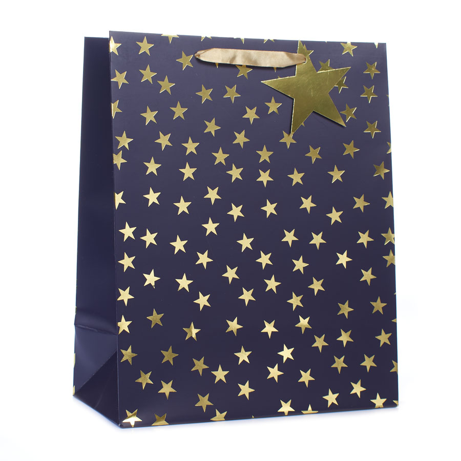 6pk Large Portrait Gift Bags Star - Tiger Feet Ireland