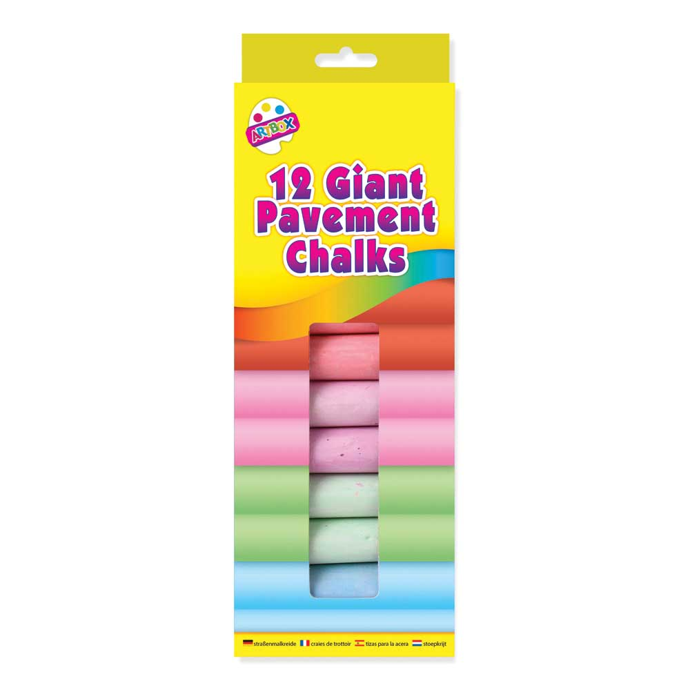 12 Large Pavement Chalks - Tiger Feet Ireland