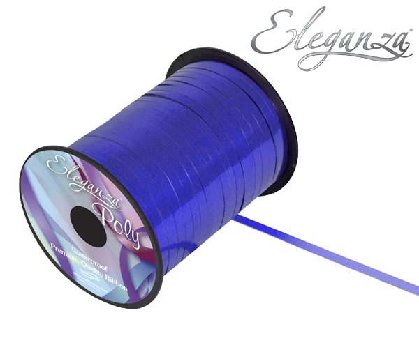 Eleganza Curl Rbbn Metallic 250yds Blue - Tiger Feet Ireland