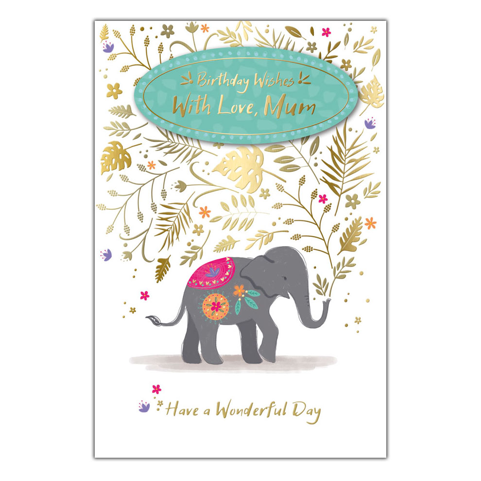 6pk Cards C75 Birthday Mum - Tiger Feet Ireland