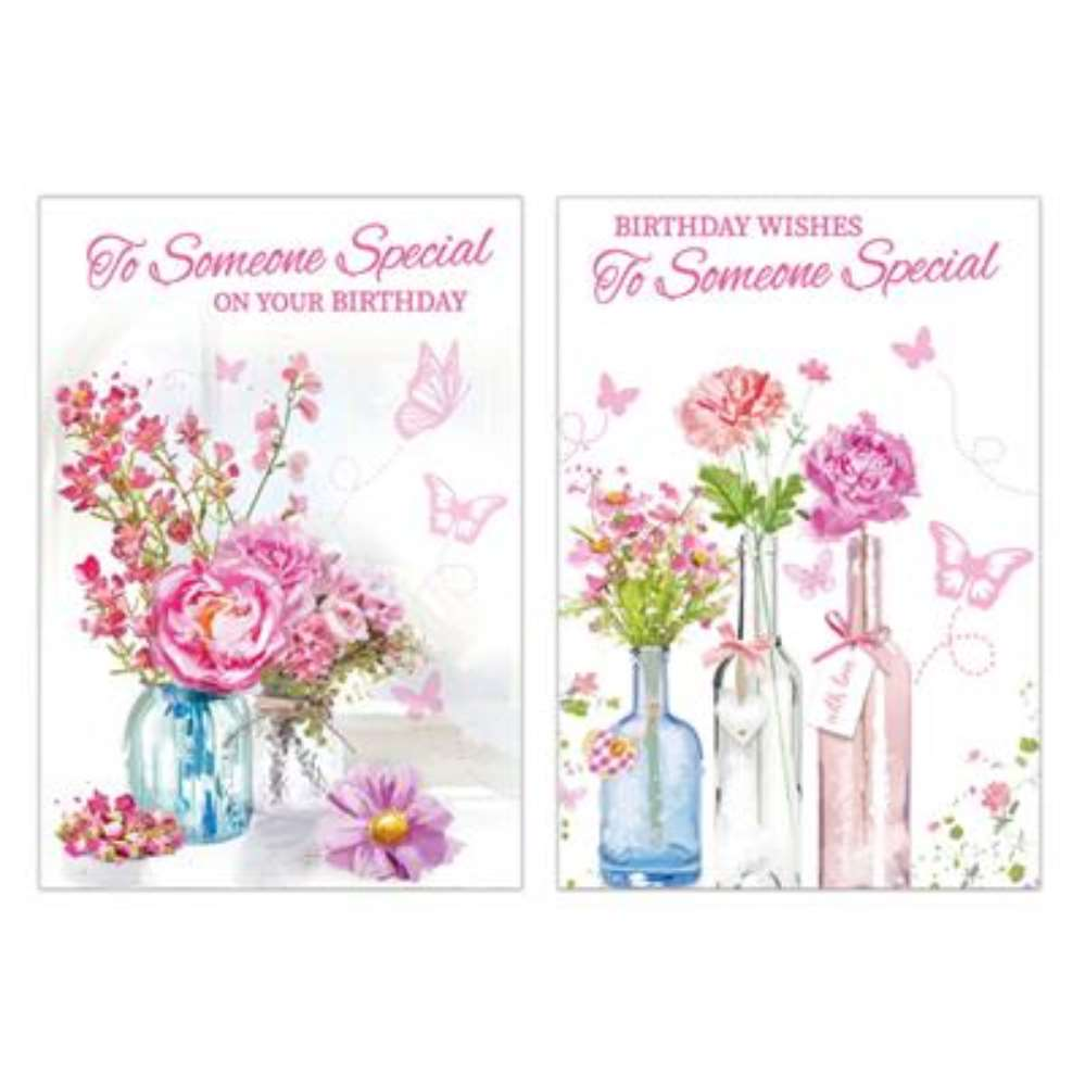 12pk Cards C50 Birthday Someone Special - Tiger Feet Ireland
