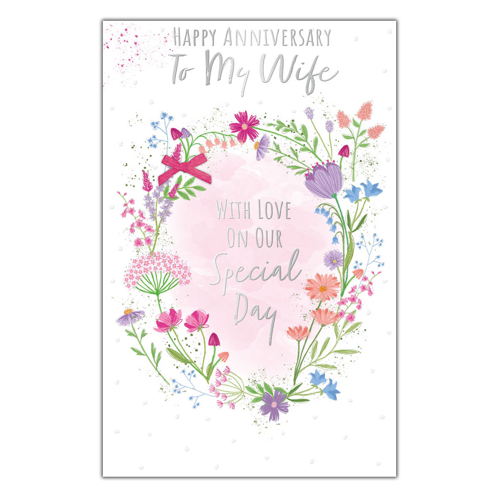 6pk Cards C375 Wife Anniversary - Tiger Feet Ireland