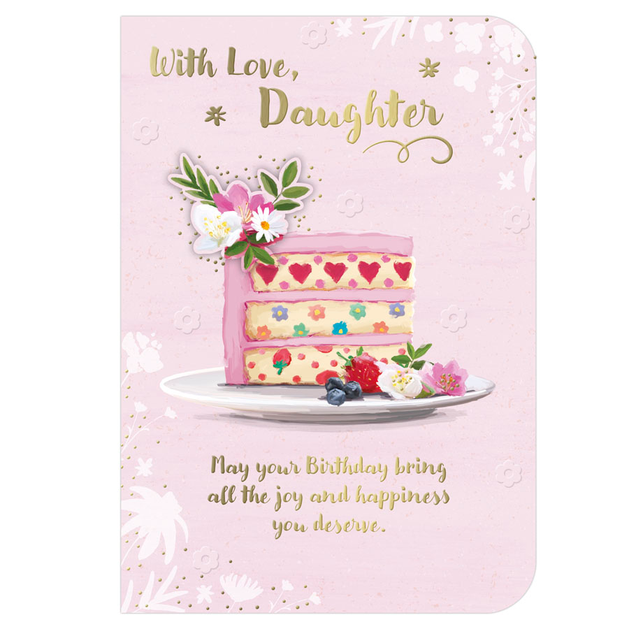 6pk Cards C50 Birthday Daughter - Tiger Feet Ireland