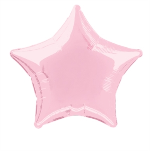 Foil Balloon 20" Star Pastel Pink - Tiger Feet Ireland