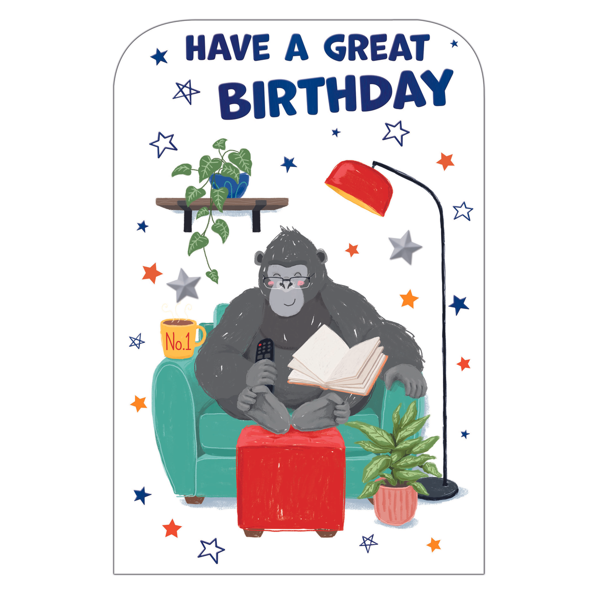 6pk Cards C75 Birthday Open - Tiger Feet Ireland