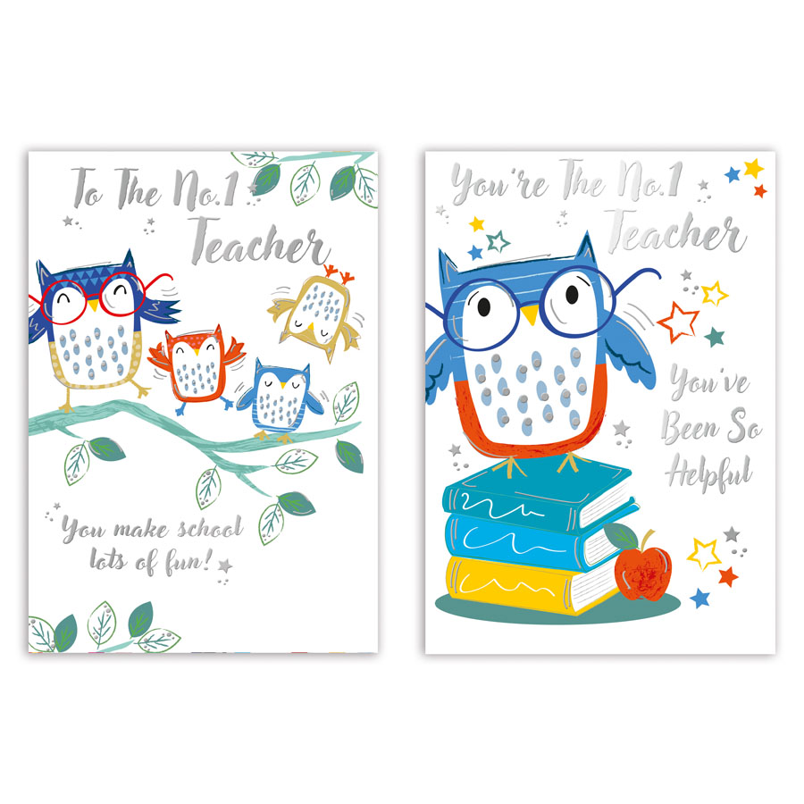 12pk Cards C50 No.1 Teacher - Tiger Feet Ireland
