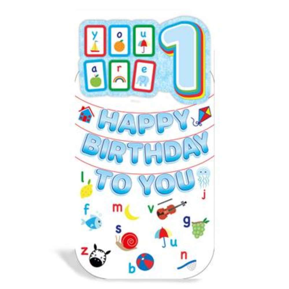 6pk Cards C55 Birthday Age 1 - Tiger Feet Ireland