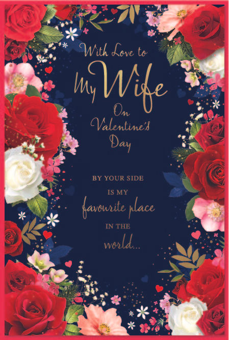 Simon Elvin 6 Pack Cards C75 Valentine's Day Wife - Tiger Feet Ireland