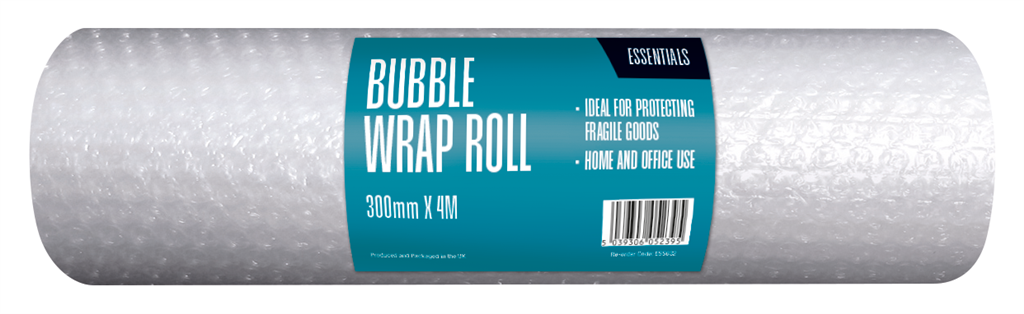 Bubble Wrap Roll 300mmx4m - Tiger Feet Ireland