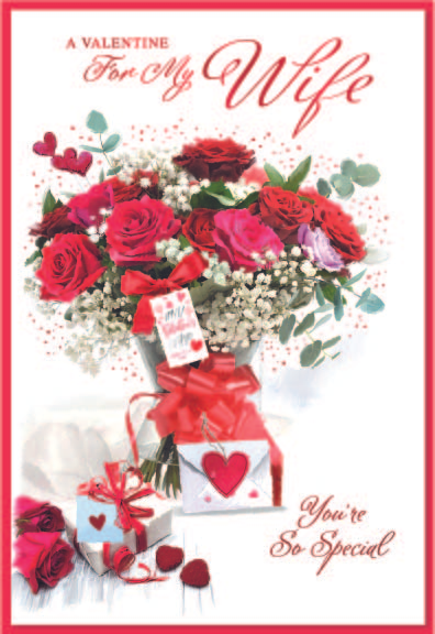 Simon Elvin 6 Pack Cards C50 Valentine's Day Wife - Tiger Feet Ireland