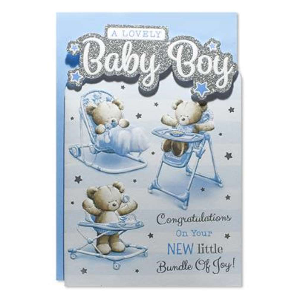6pk Cards C75 Birth Congratulations - Tiger Feet Ireland