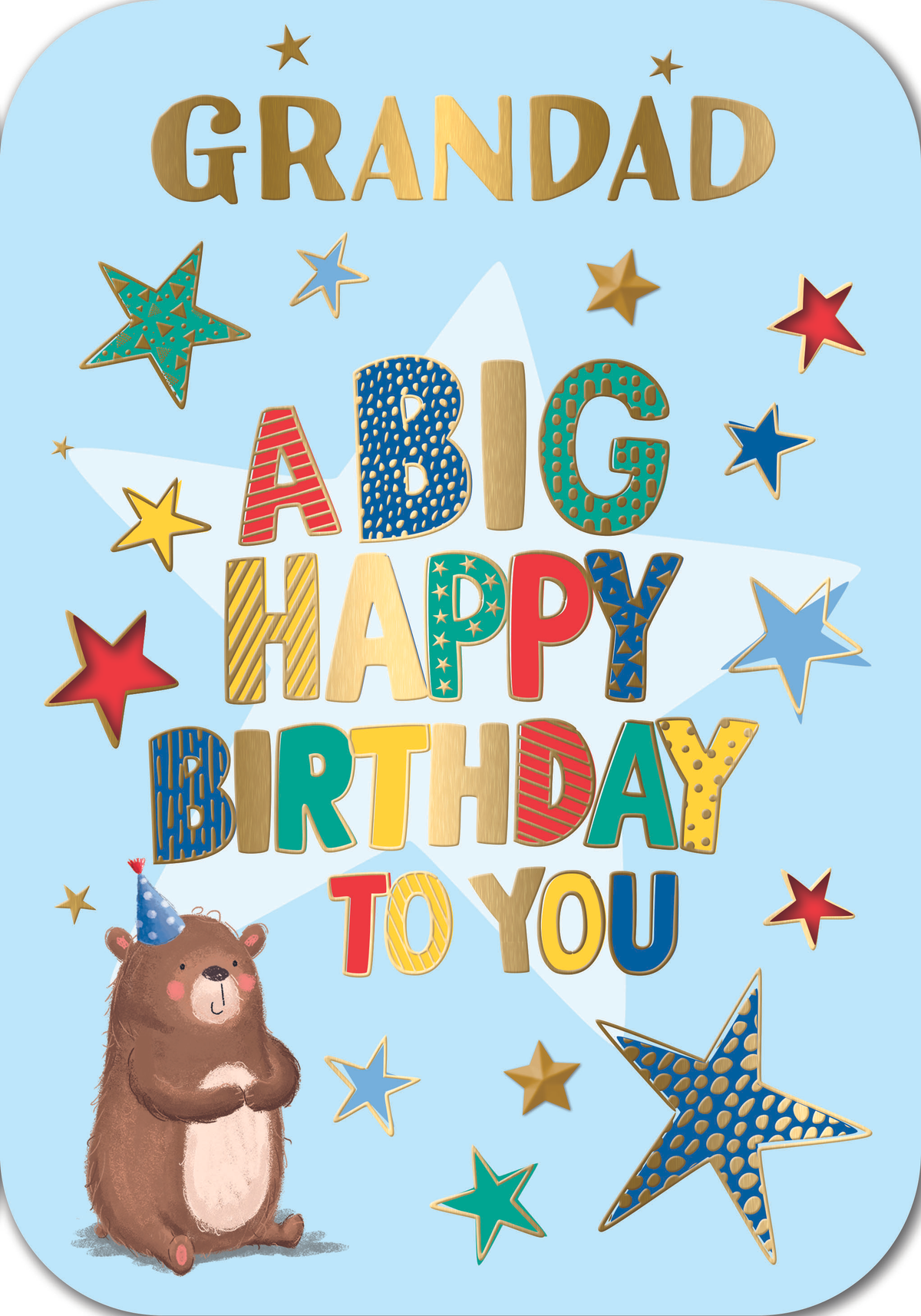 6pk Cards C90 Birthday Grandad - Tiger Feet Ireland