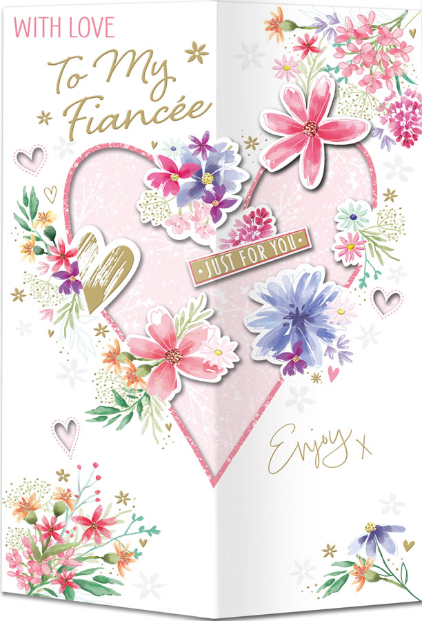 6pk Cards C90 Birthday Fiancée - Tiger Feet Ireland