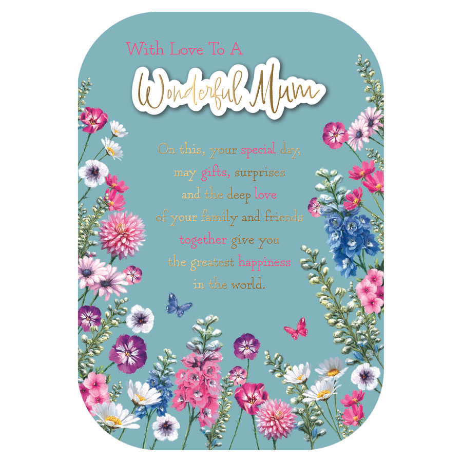 6pk Cards C90 Birthday Mum - Tiger Feet Ireland