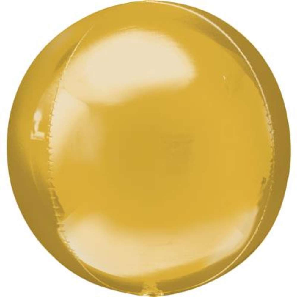 Foil Balloon 16" Orbz Gold - Tiger Feet Ireland