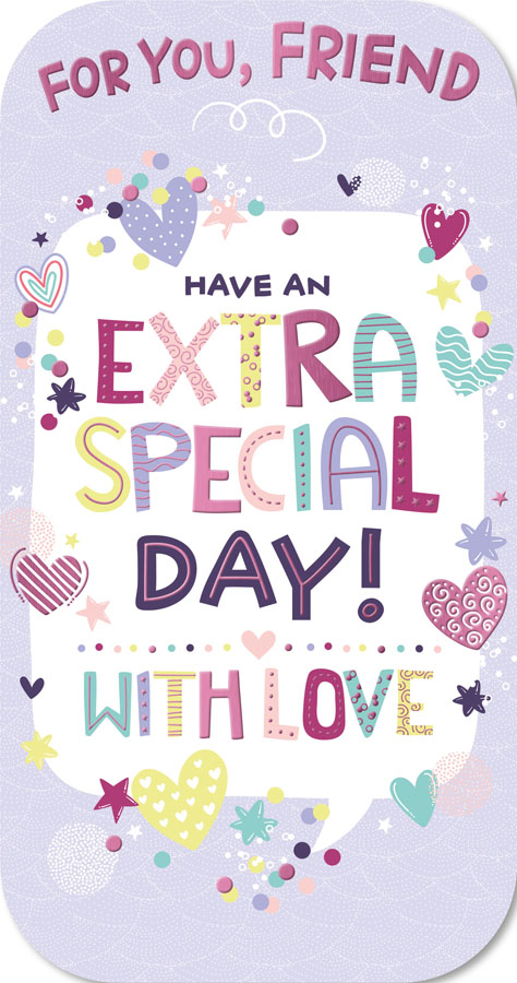 6pk Cards C55 Birthday Friend - Tiger Feet Ireland