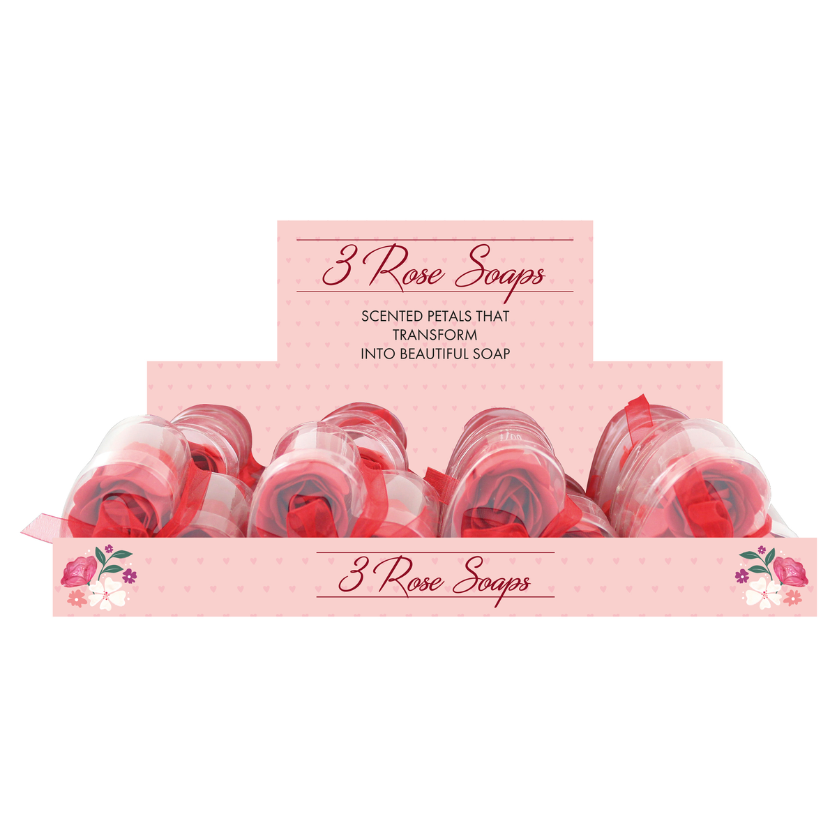 3Pc Soap Roses - Tiger Feet Ireland
