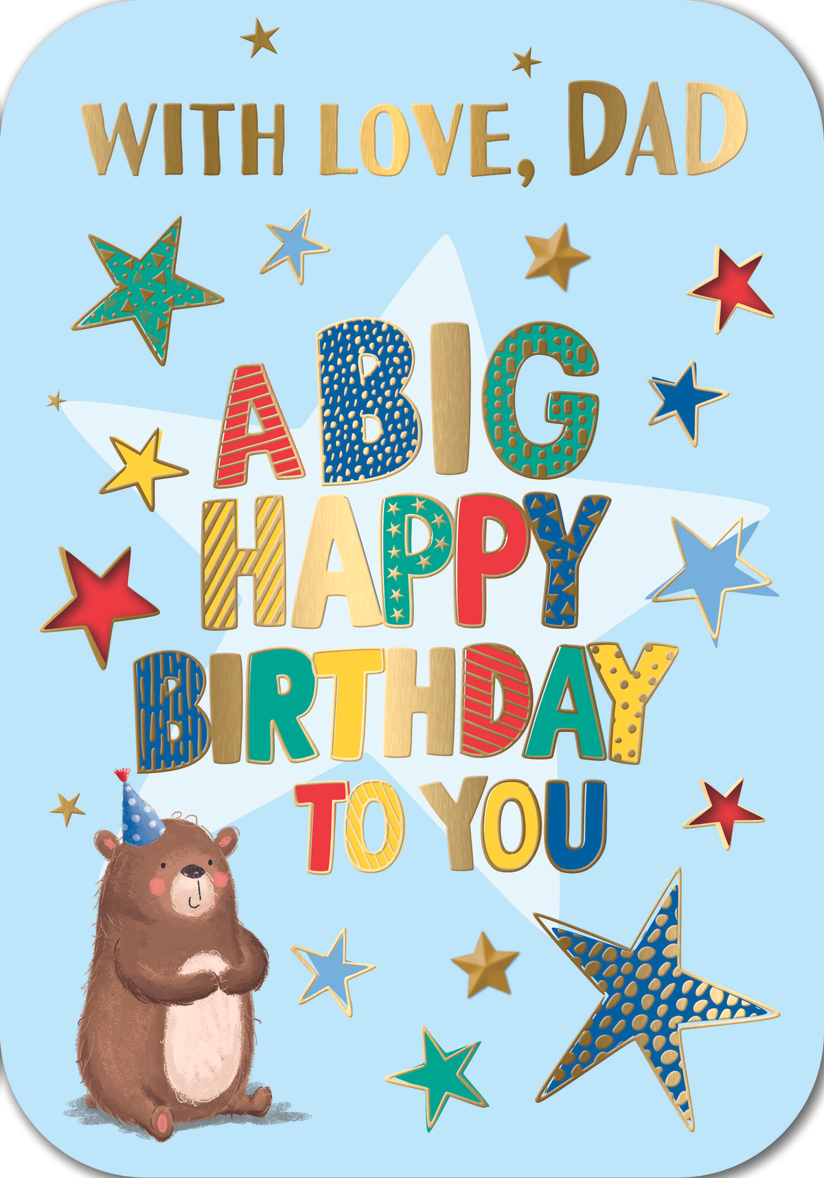 6pk Cards C90 Birthday Dad - Tiger Feet Ireland