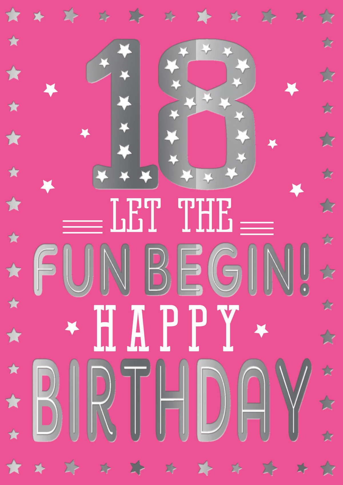 6pk Cards C50 Birthday Age 18 - Tiger Feet Ireland