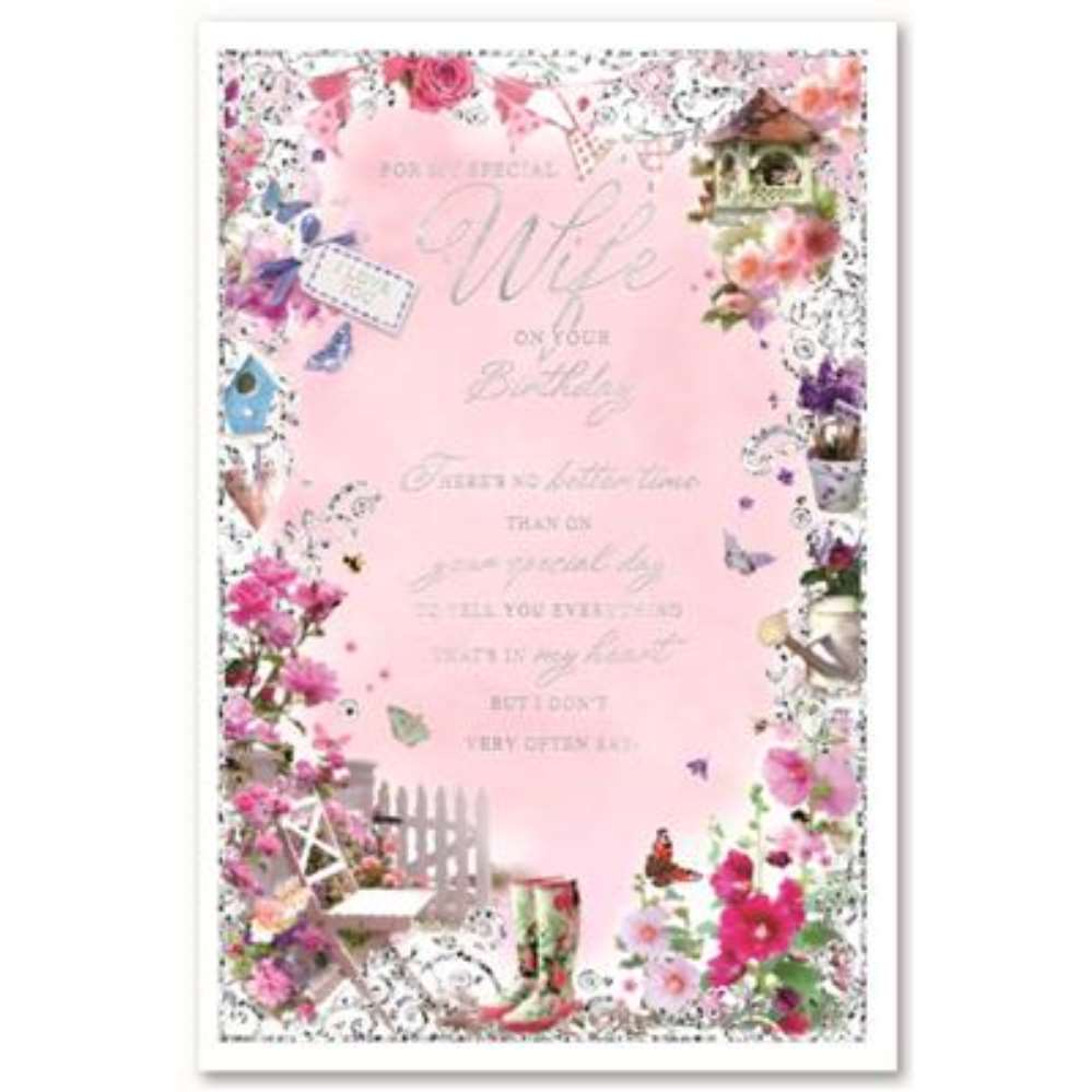 6pk Cards C75 Birthday Wife - Tiger Feet Ireland