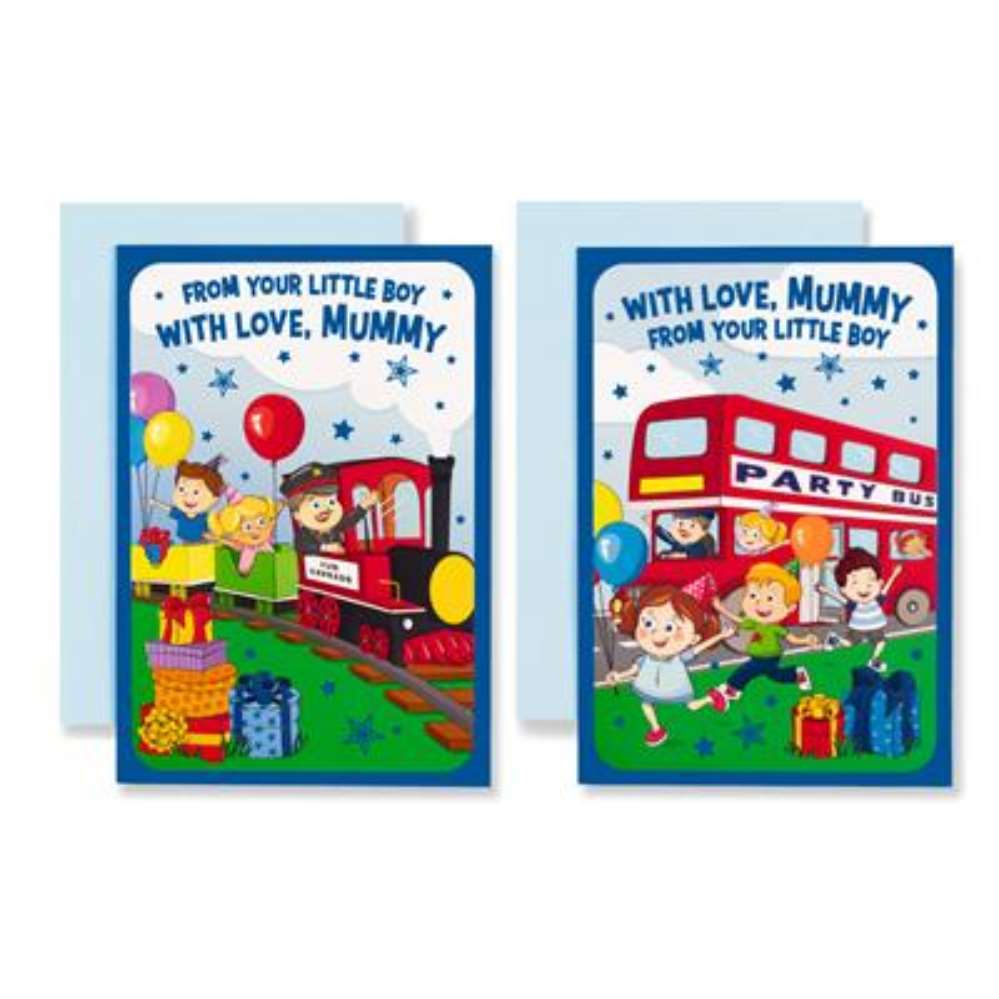 12pk Cards C50 Birthday Mummy From Little Boy - Tiger Feet Ireland