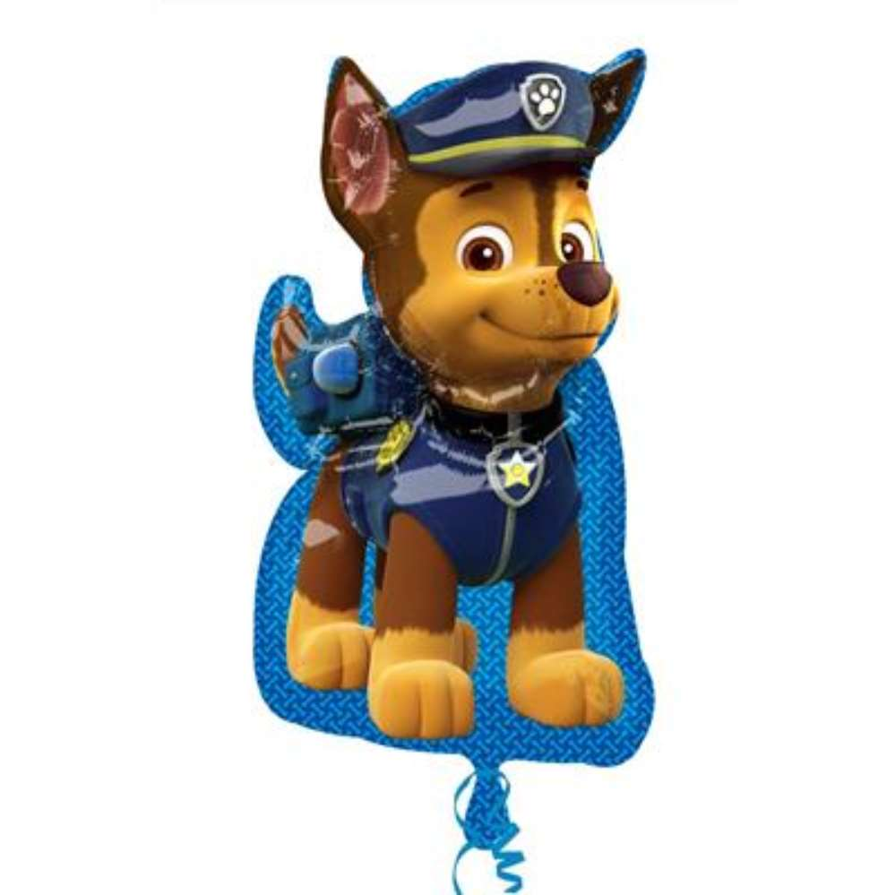 Foil Balloon Supershape Paw Patrol Chase - Tiger Feet Ireland