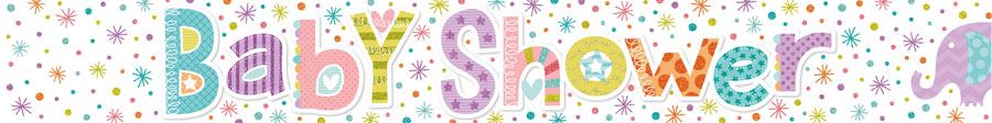 6pk Banners Baby Shower - Tiger Feet Ireland