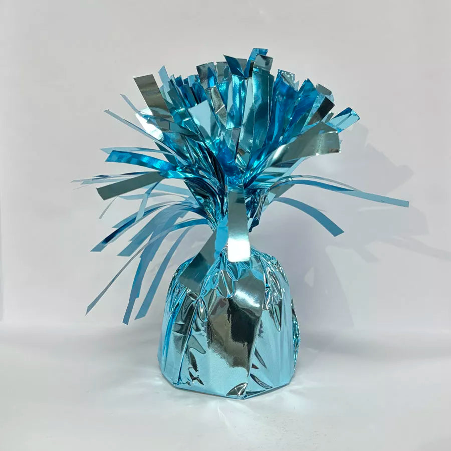 Foil Tassel Balloon Weight Light Blue 170gsm - Tiger Feet Ireland
