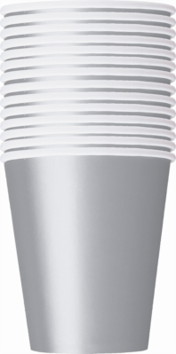 14ct 9oz Paper Cups Silver - Tiger Feet Ireland