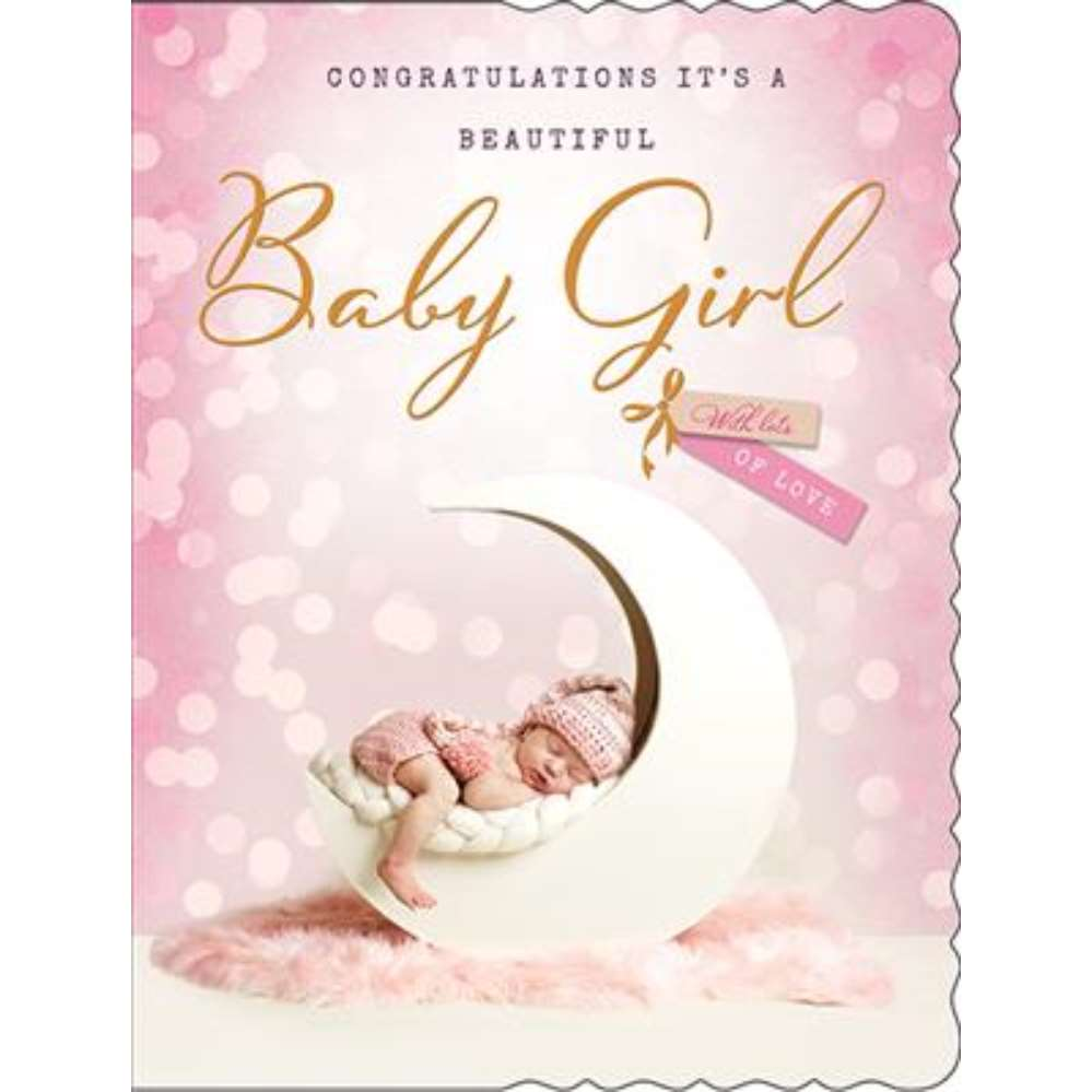 6pk Cards C50 Birth Girl - Tiger Feet Ireland