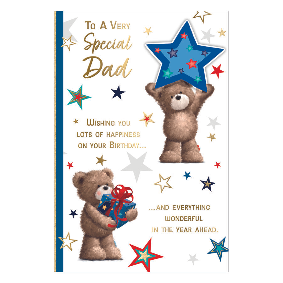 6pk Cards C75 Birthday Dad - Tiger Feet Ireland