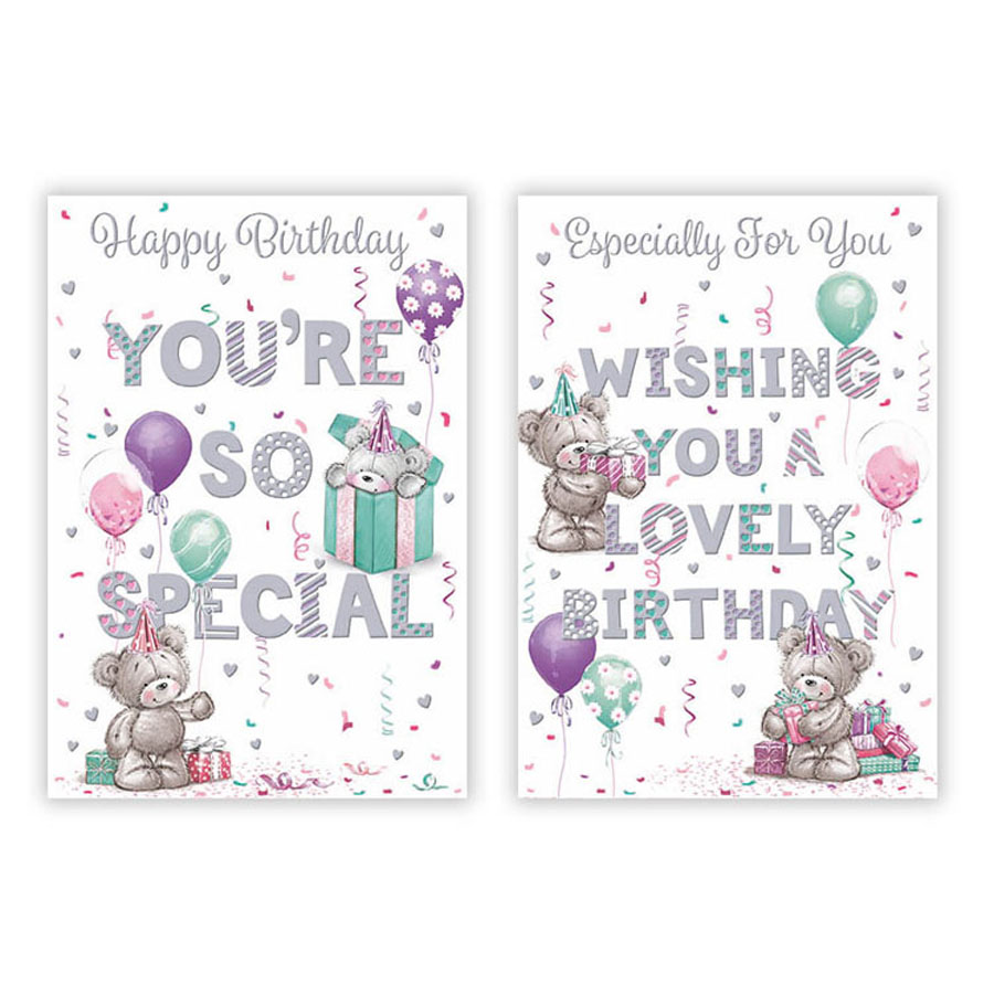 12pk Cards C50 Birthday Open - Tiger Feet Ireland